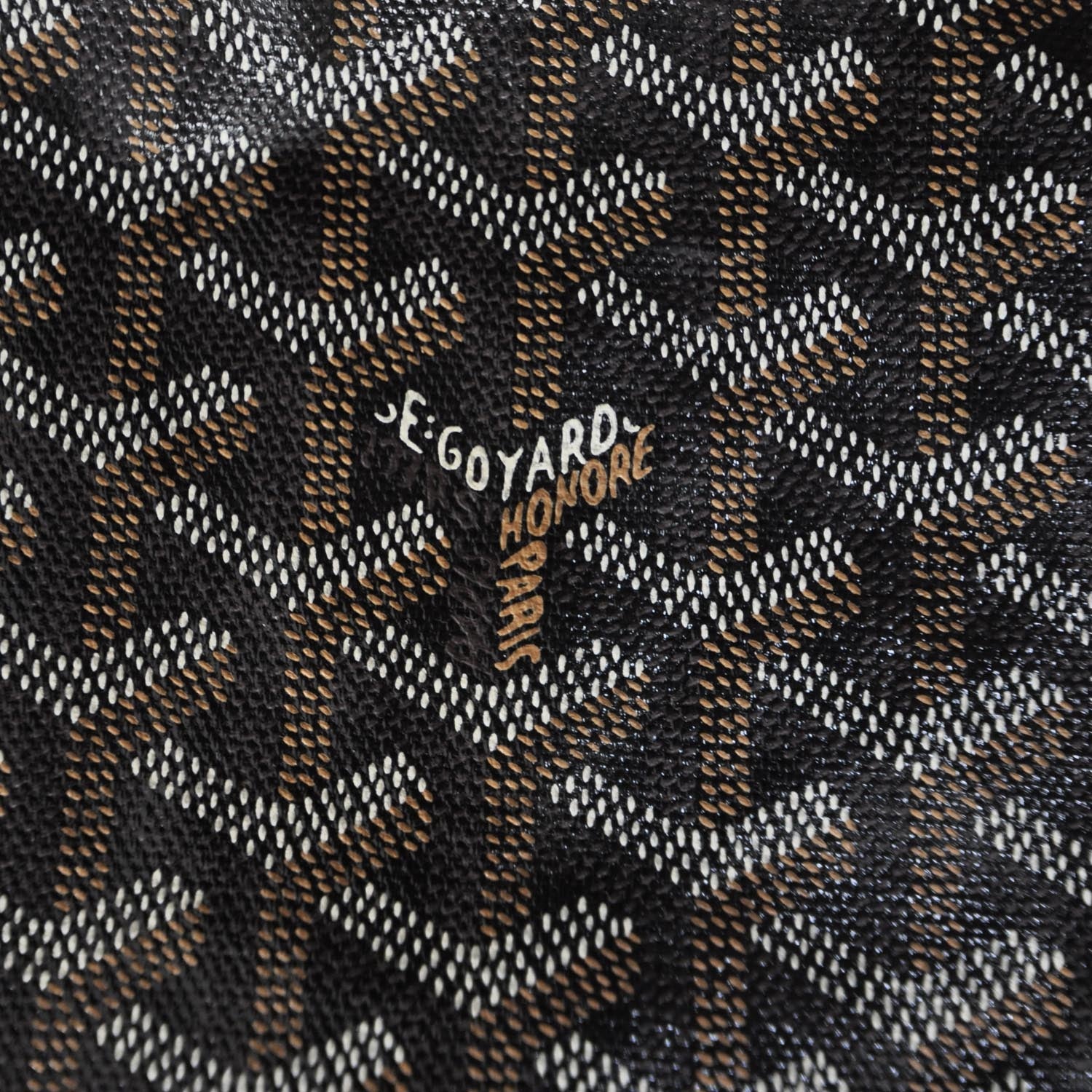 Goyard Goyardine Saint Louis GM Black Gold 8 of 8