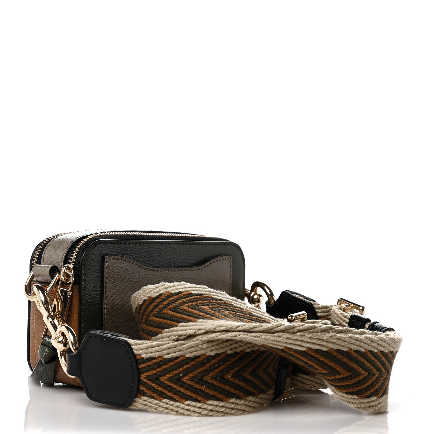 Marc Jacobs Saffiano Small Snapshot Camera Bag Dark Green 3 of 9