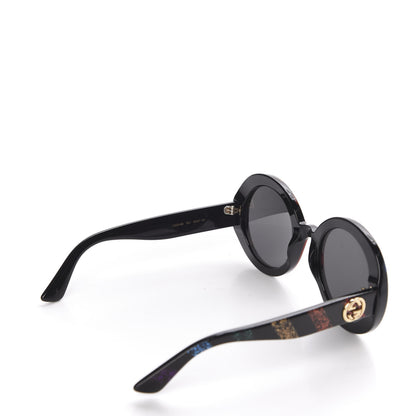 Gucci Acetate Round Glitter GG0319S Sunglasses Rainbow 6 of 8
