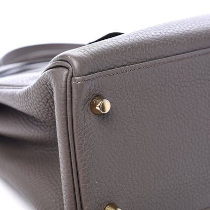Hermes Togo Kelly Retourne 32 Etain 28 of 34
