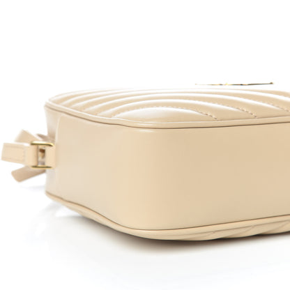 Saint Laurent Calfskin Matelasse Monogram Lou Camera Bag Nude Powder 8 of 9