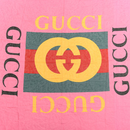 Gucci Modal Silk Gucci Two Shawl Fuxia 2 of 4