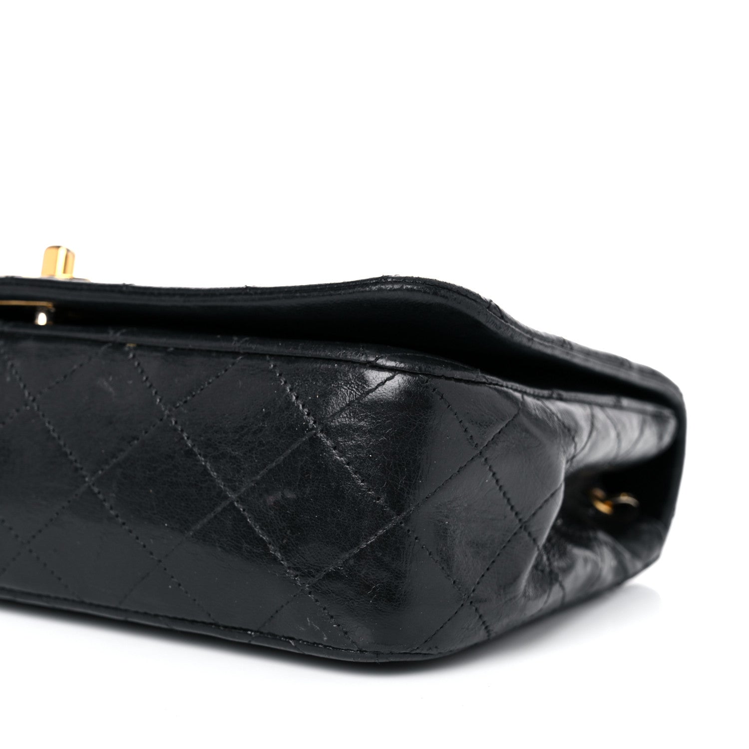 Chanel Lambskin Quilted Small Single Flap Black 10 of 21