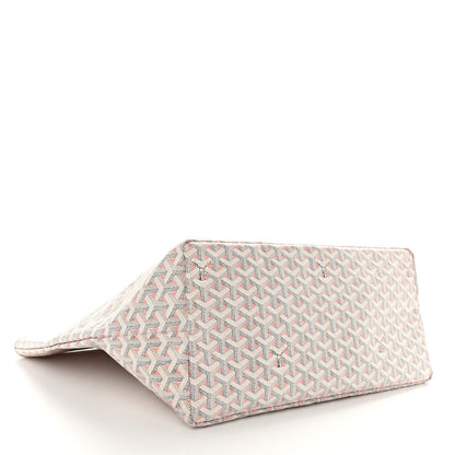 Goyard Goyardine Saint Louis Claire Voie GM White Pink 5 of 10