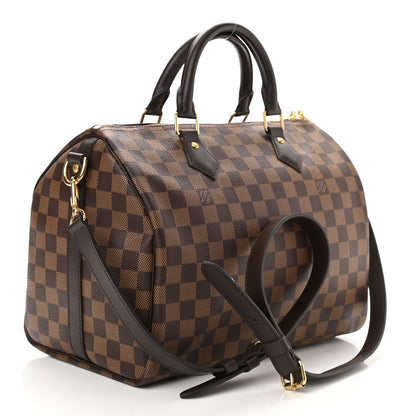 Louis Vuitton Damier Ebene Speedy Bandouliere 30 3 of 8