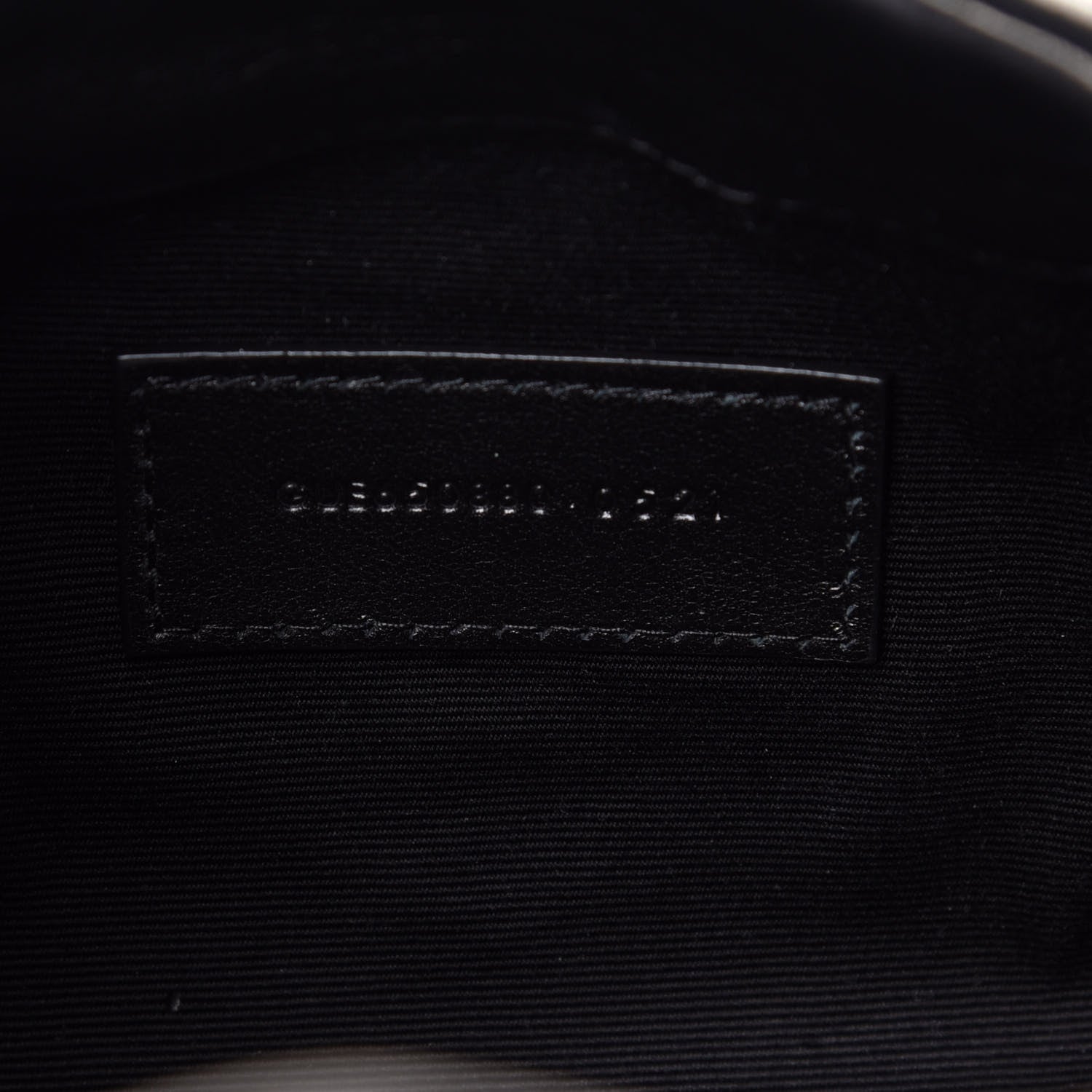Saint Laurent Lambskin Monogram Loulou Puffer Pouch Clutch Black 7 of 12