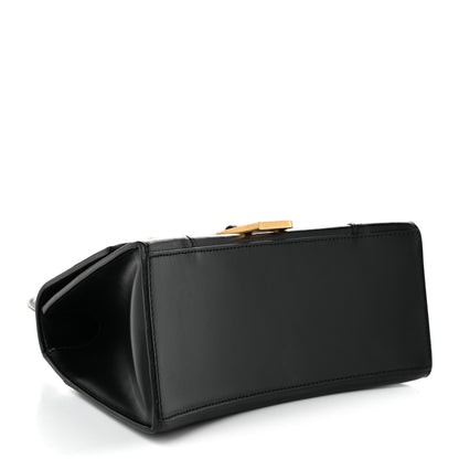 Balenciaga Shiny Box Calfskin Small Hourglass Top Handle Bag Black 3 of 8