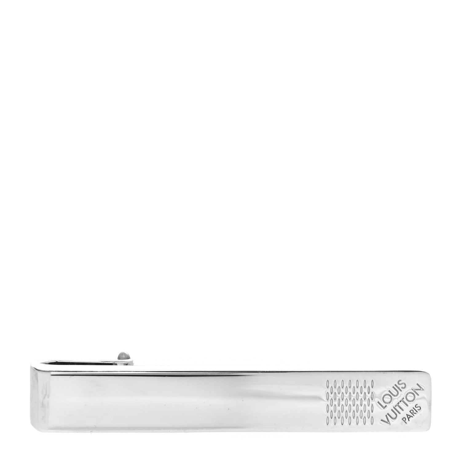 Louis Vuitton Damier Tie Clip Silver 1 of 3
