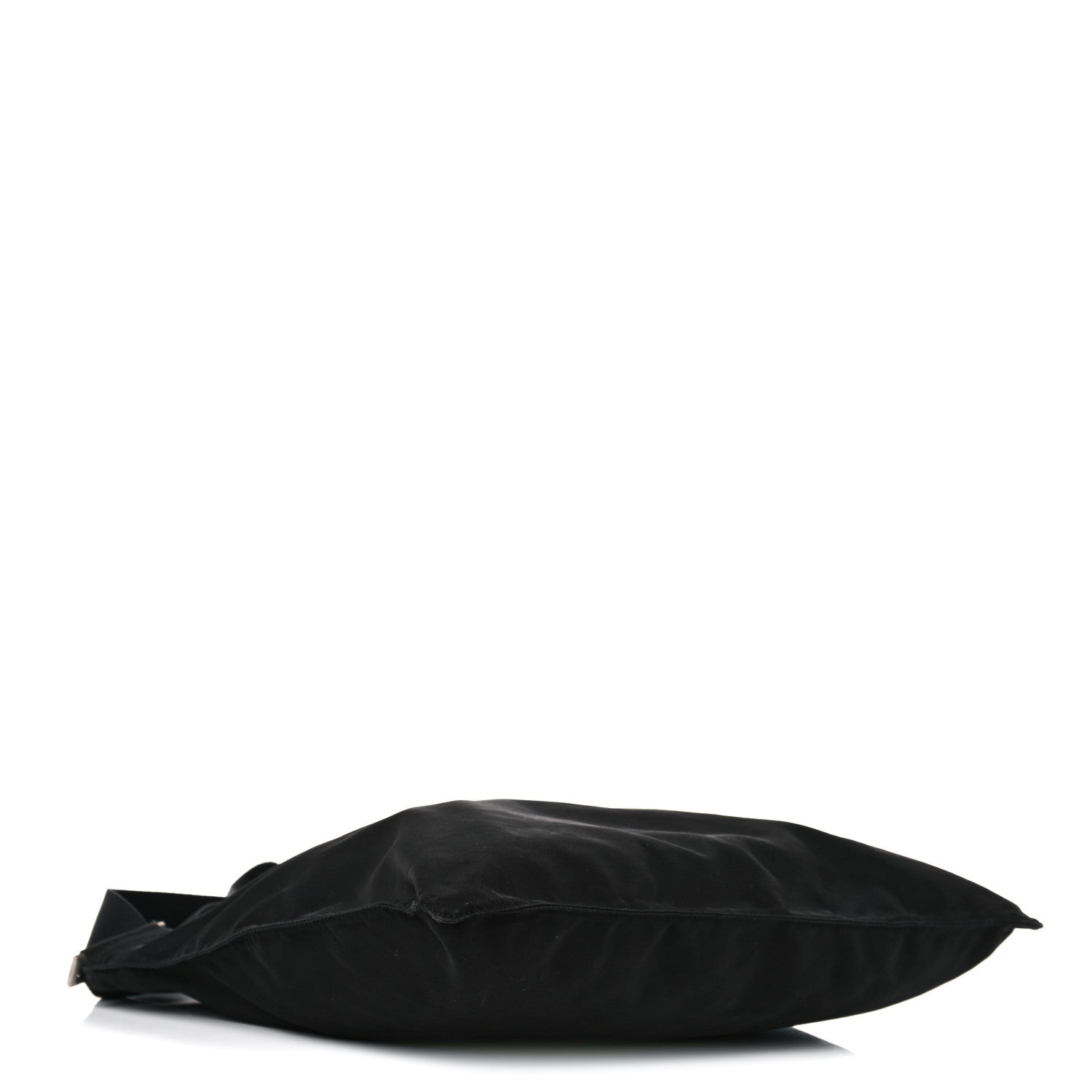 Prada Nylon Vela Flat Messenger Bag Black 3 of 11