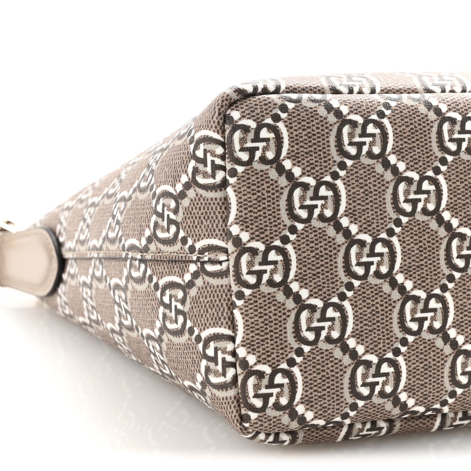 Gucci GG Shadow Monogram Super Mini Ophidia Shoulder Bag Taupe 8 of 9