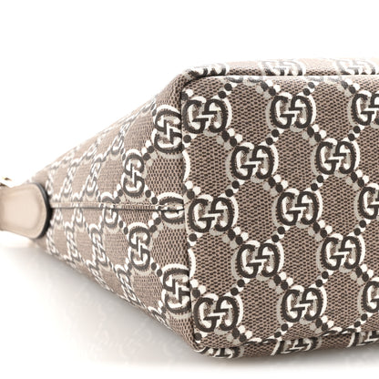 Gucci GG Shadow Monogram Super Mini Ophidia Shoulder Bag Taupe 8 of 9