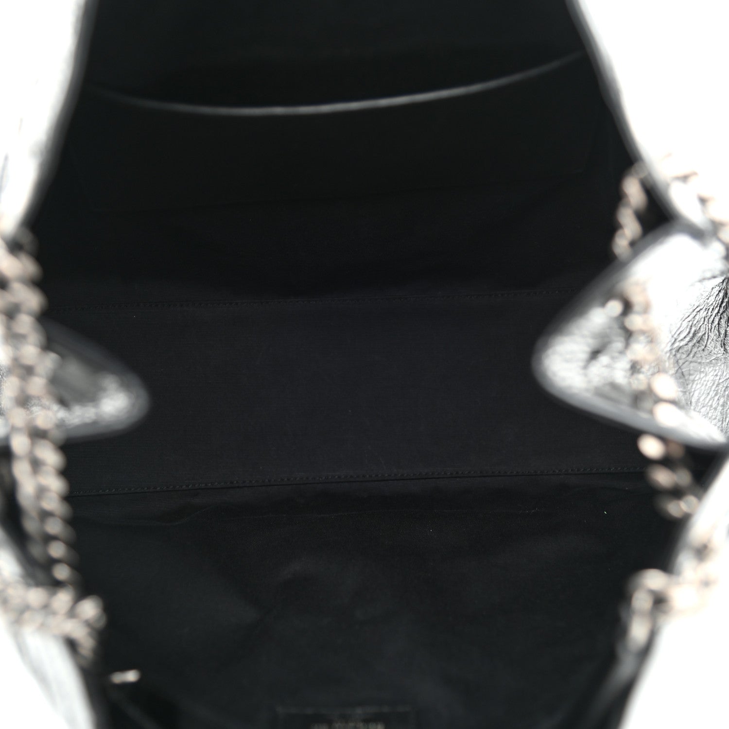 Saint Laurent Crinkled Calfskin Matelasse Monogram Niki Shoulder Bag Black 5 of 10