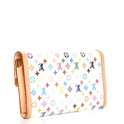 Louis Vuitton Monogram Multicolor Porte Tresor International Wallet White 3 of 7