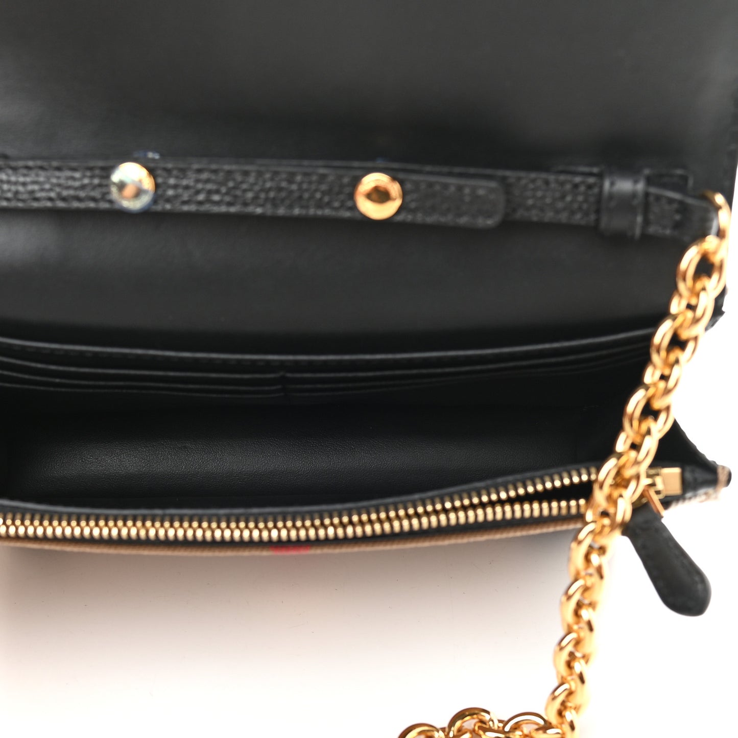Calfskin Vintage Check Small Loxley Crossbody Black