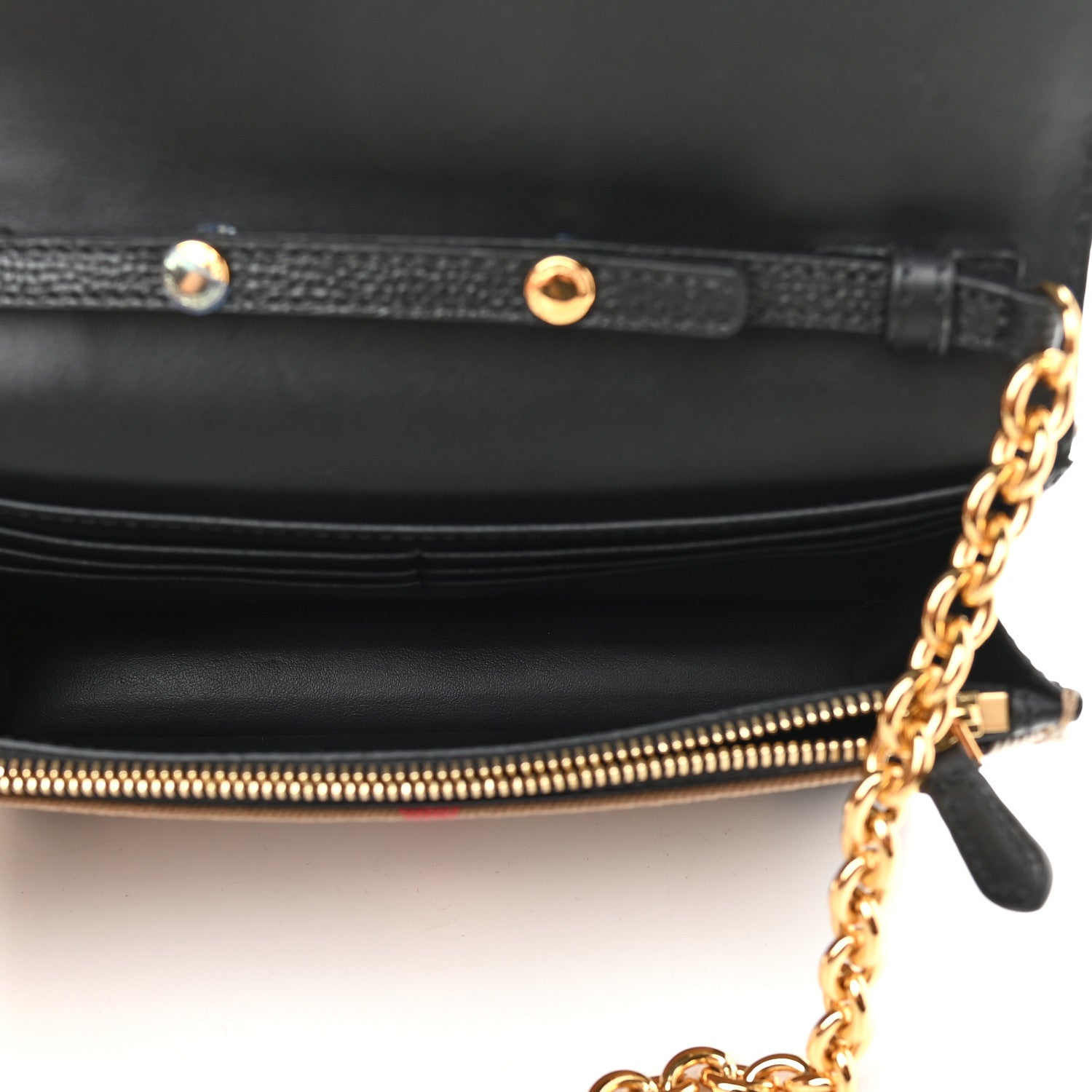 Burberry Calfskin Vintage Check Small Loxley Crossbody Black 5 of 9
