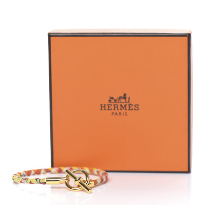 Hermes Silk Glenan Bracelet T2 Tropical 6 of 6