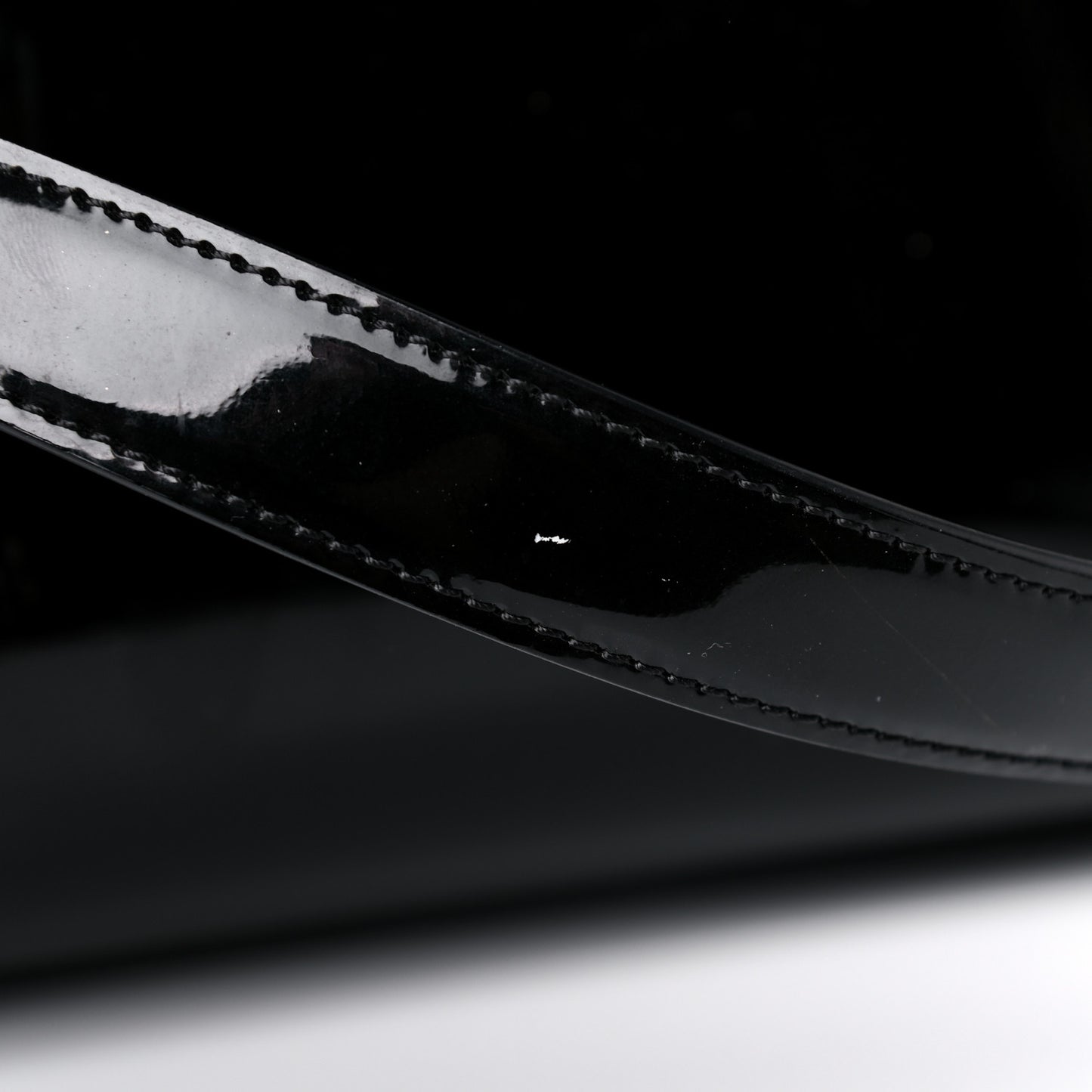 Patent Calfskin Small Antigona Black