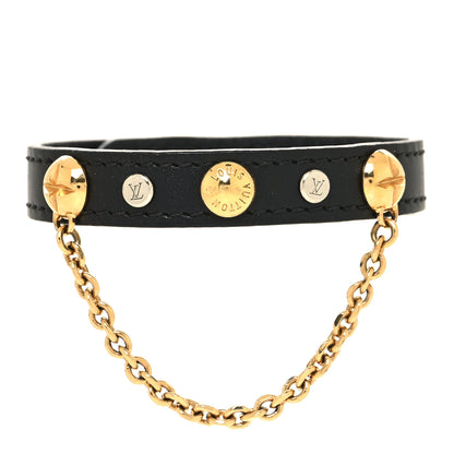 Louis Vuitton LV Harajuku Bracelet Black Gold 1 of 6