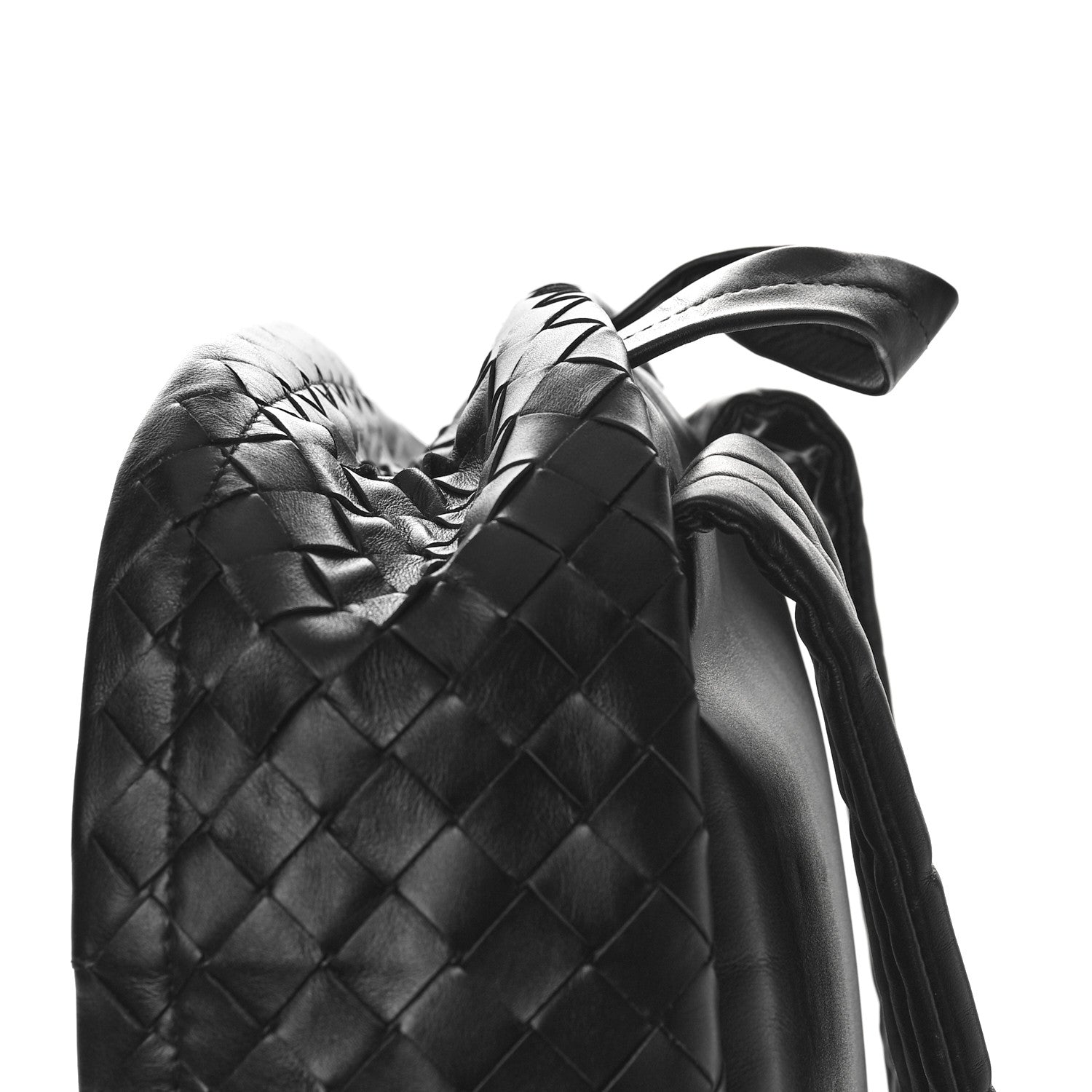 Bottega Veneta Nappa Intrecciato Avenue Backpack Black 8 of 8