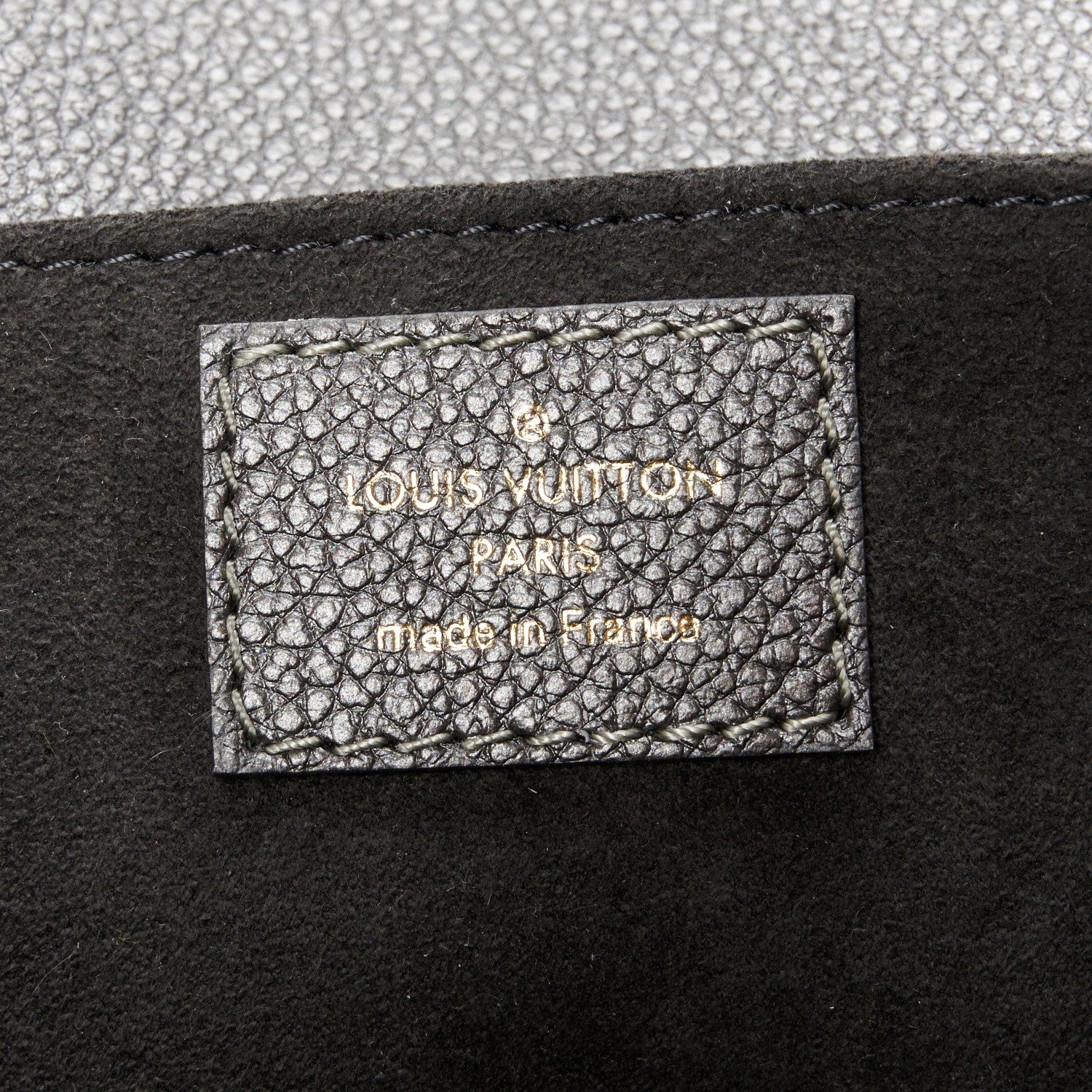 Louis Vuitton Shimmery Empreinte LV Ski Pochette Metis East West Gun Metal 6 of 10