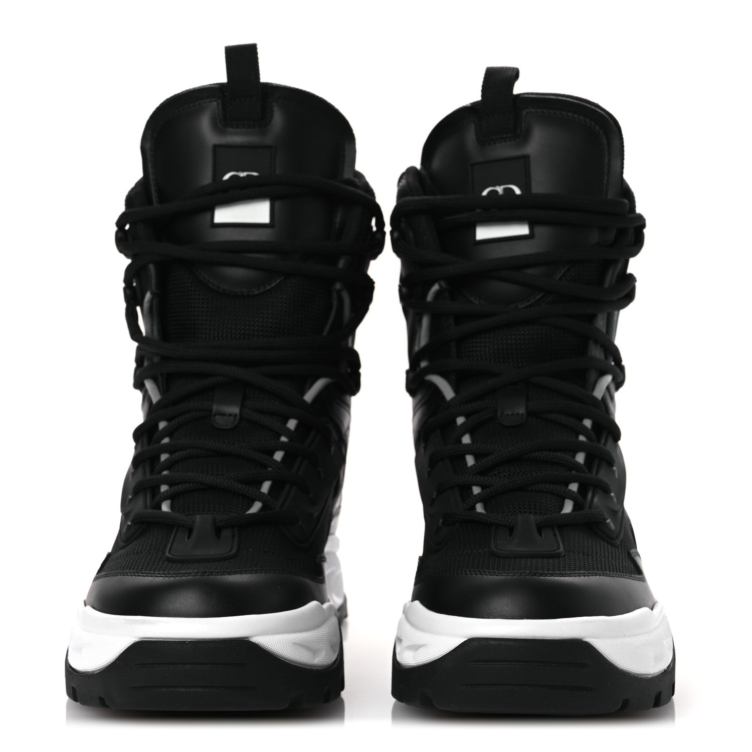 Christian Dior Calfskin Nylon Oblique Mens Snow Ankle Boot 42 Black 3 of 11