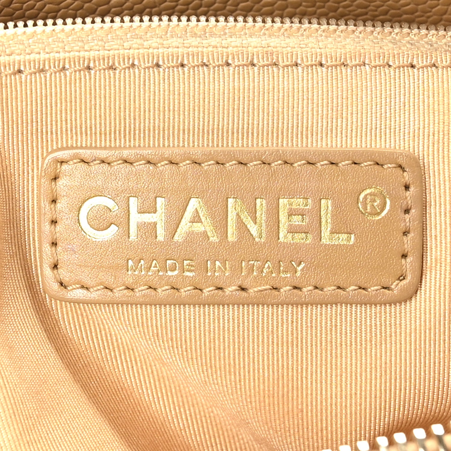 Chanel Caviar Quilted Grand Shopping Tote GST Beige 6 of 10