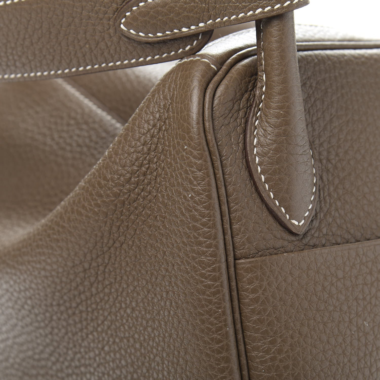 Hermes Taurillon Clemence Lindy 30 Etoupe 11 of 13