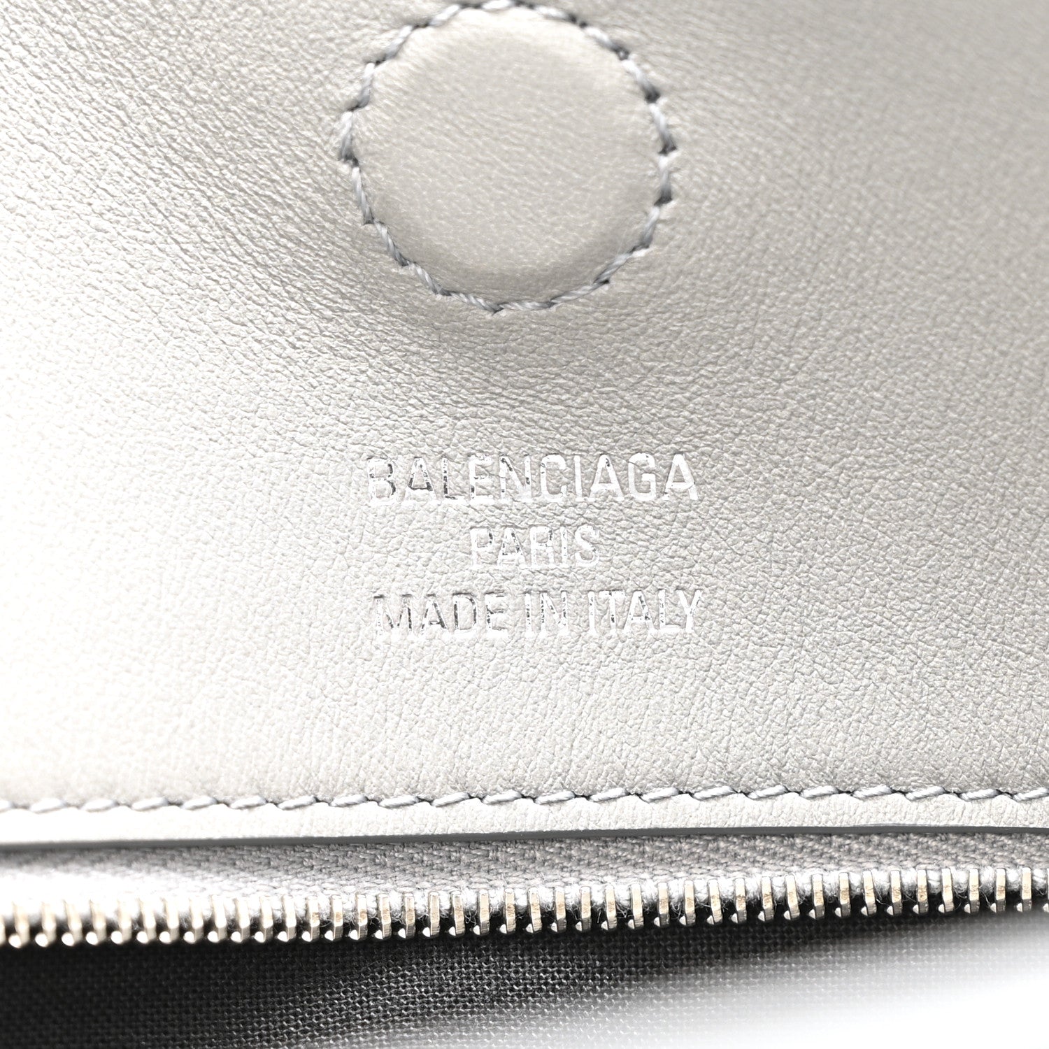 Balenciaga Smooth Calfskin Hampton Carry All Bag Grey 6 of 11