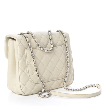 Chanel Caviar Quilted Medium Urban Companion Flap White 3 of 10