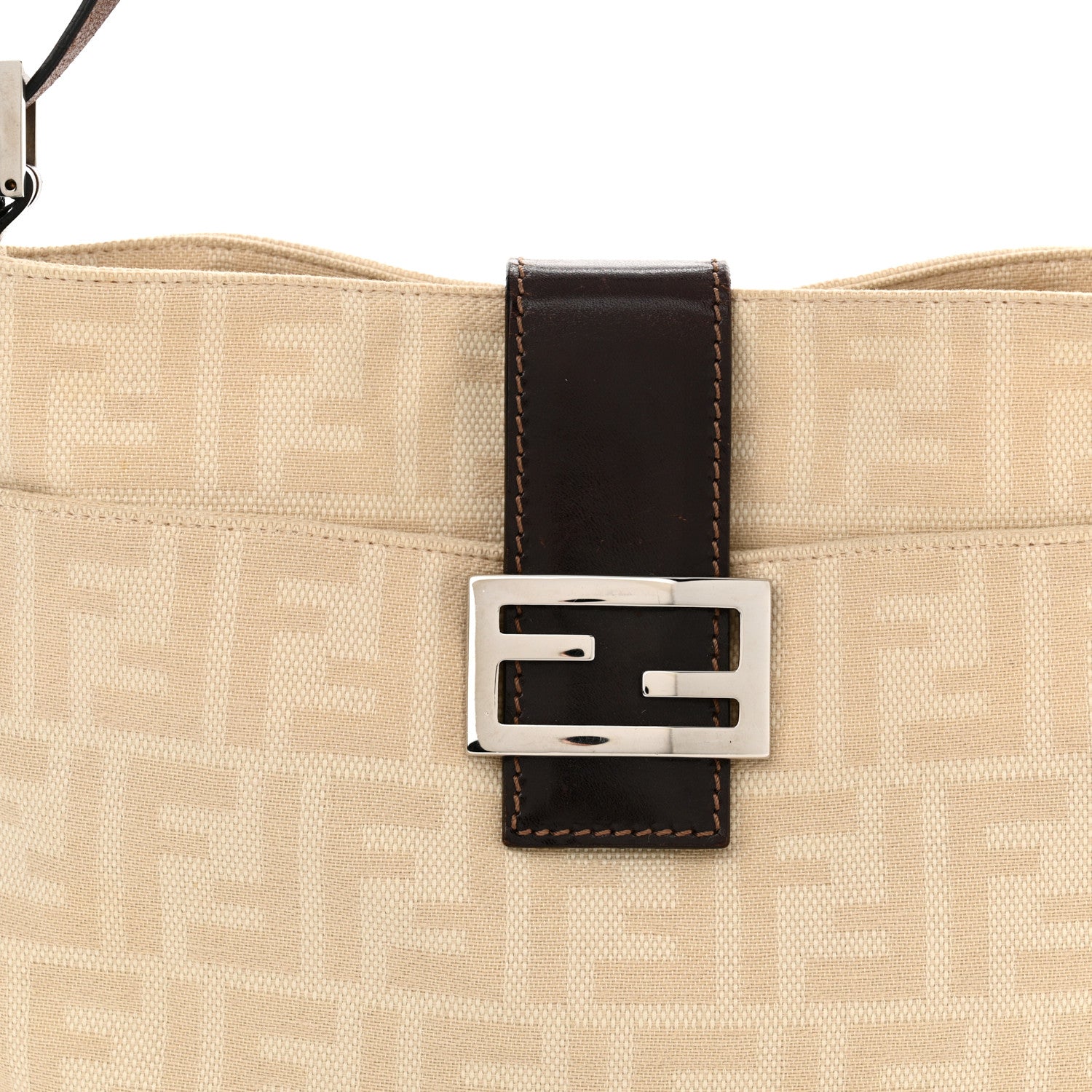 Fendi Zucca Shoulder Bag Beige 7 of 11