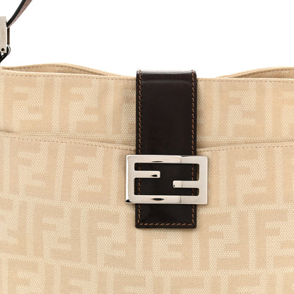 Fendi Zucca Shoulder Bag Beige 7 of 11