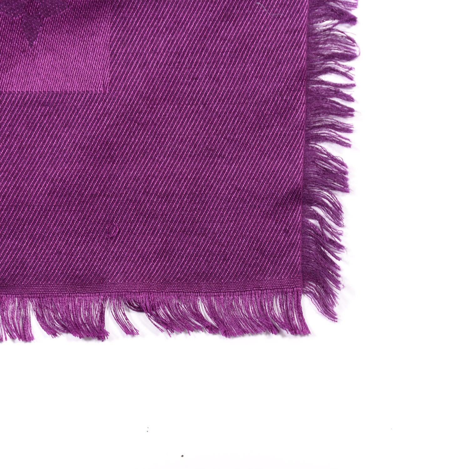 Louis Vuitton Wool Silk Monogram Shawl Cassis 4 of 4