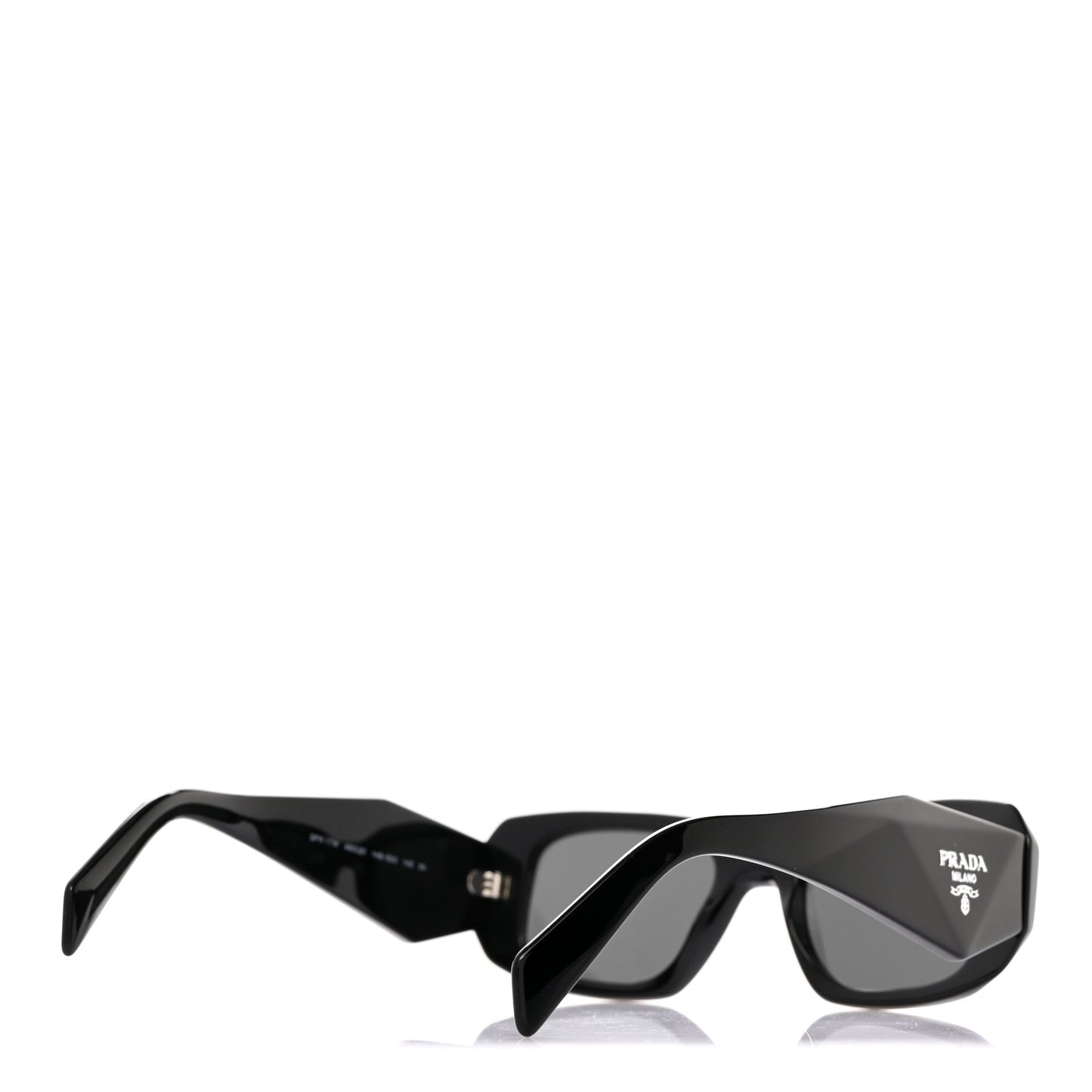 Acetate Symbole Sunglasses SPR 17W Black