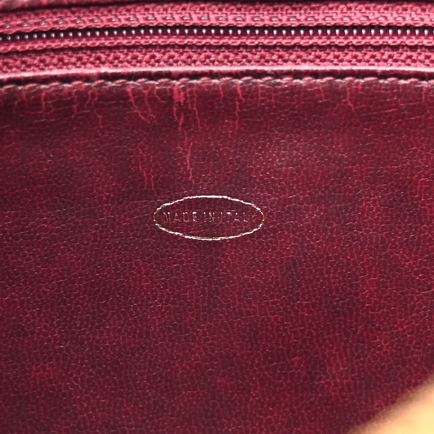 Chanel Caviar Flap Shoulder Bag Burgundy 8 of 16