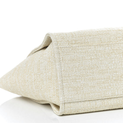 Chanel Canvas Large Deauville Tote Light Beige 9 of 10