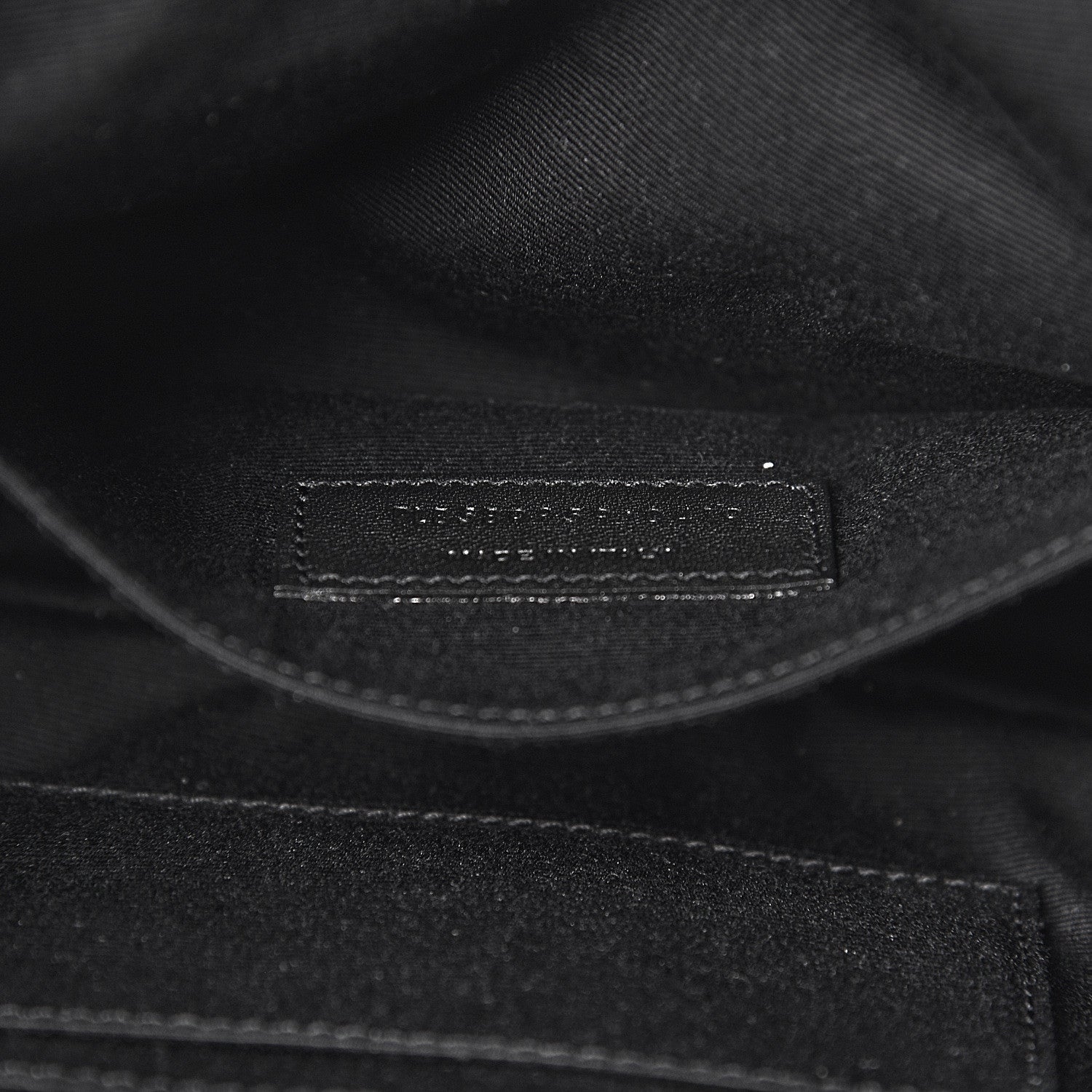 Saint Laurent Calfskin Monogram Belt Bag Black 7 of 10