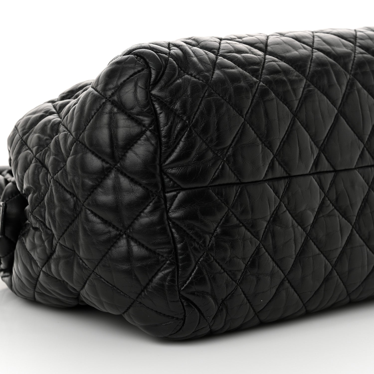 Chanel Lambskin Coco Cocoon Bowler Black 9 of 11