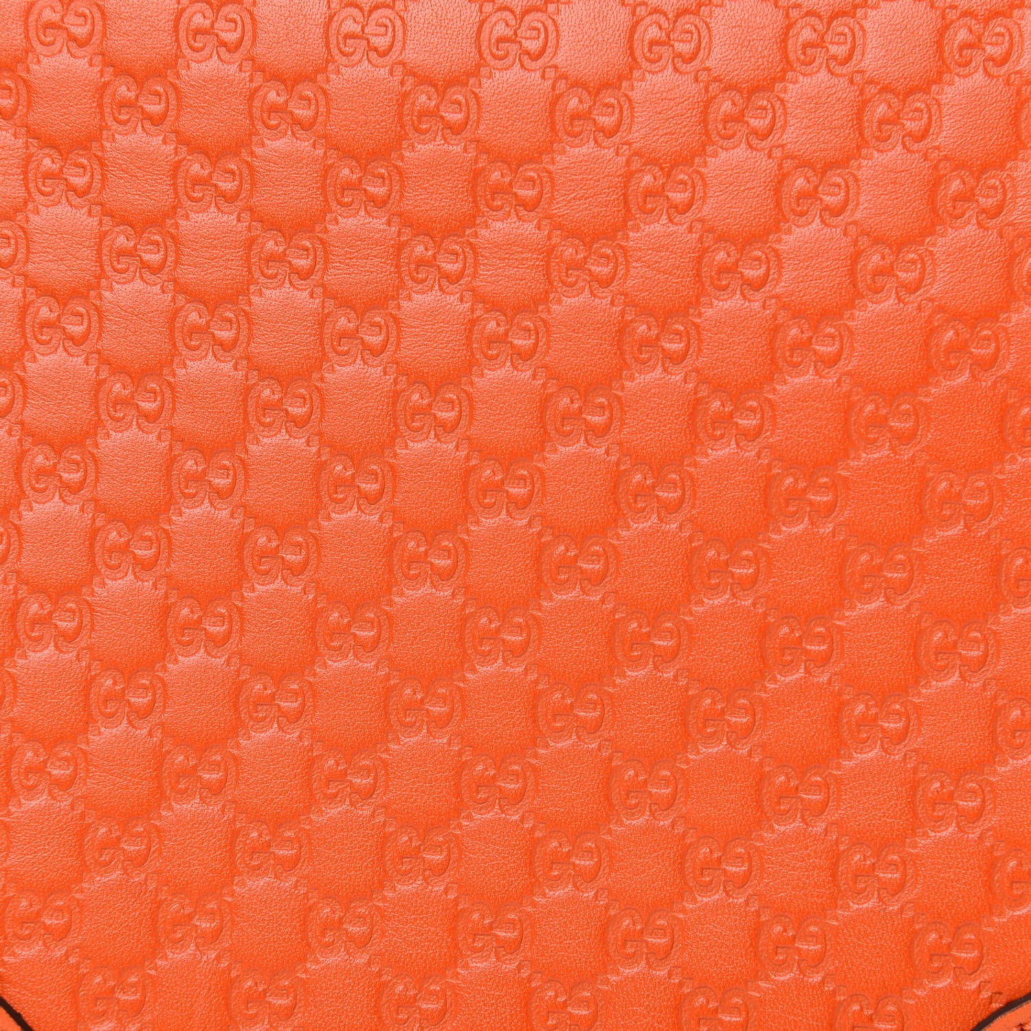 Gucci Soft Microguccissima Mini Bree Messenger Bag Sun Orange 10 of 10