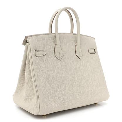 Hermes Togo Birkin 25 Beton 3 of 9