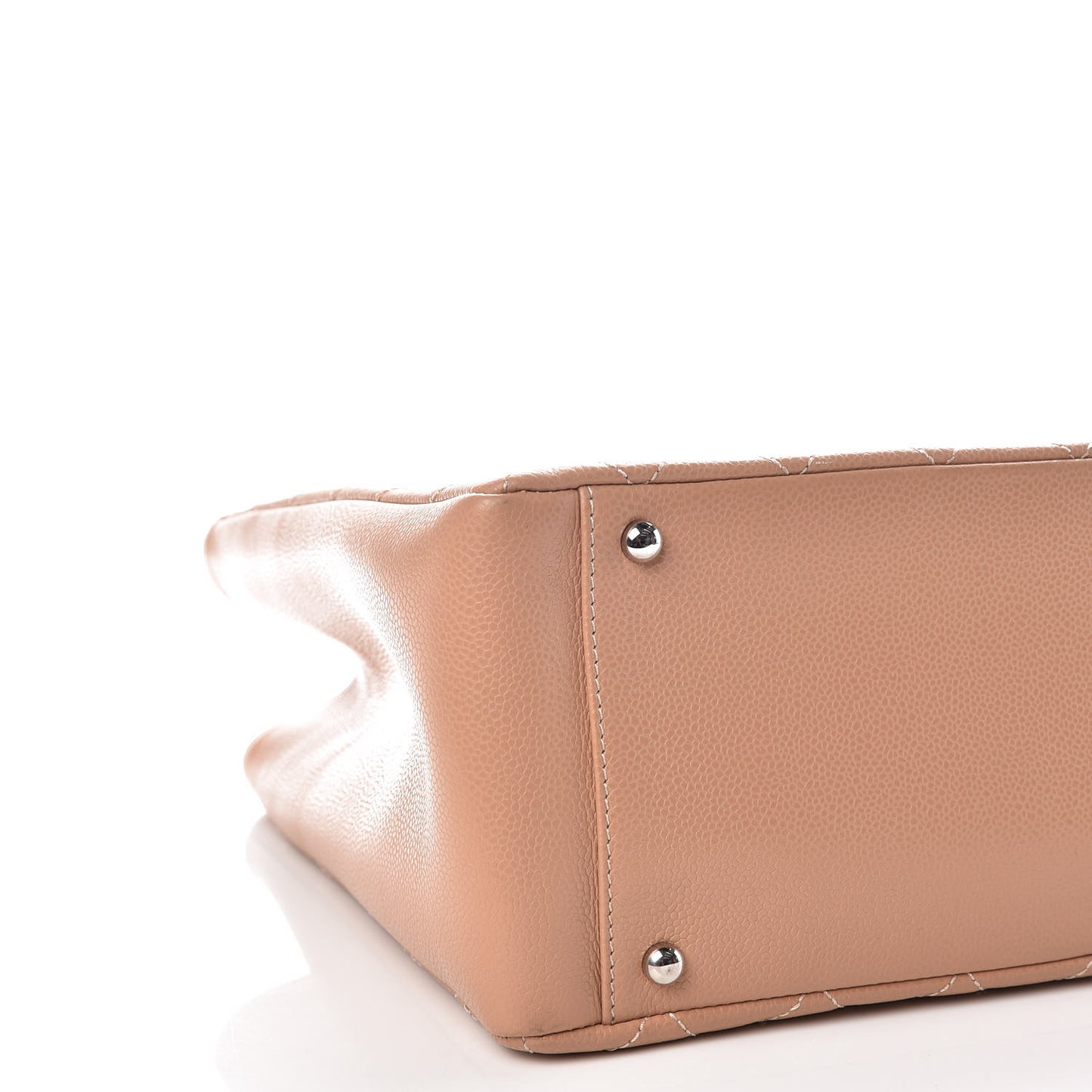 Caviar Quilted XL Grand Shopping Tote GST Beige