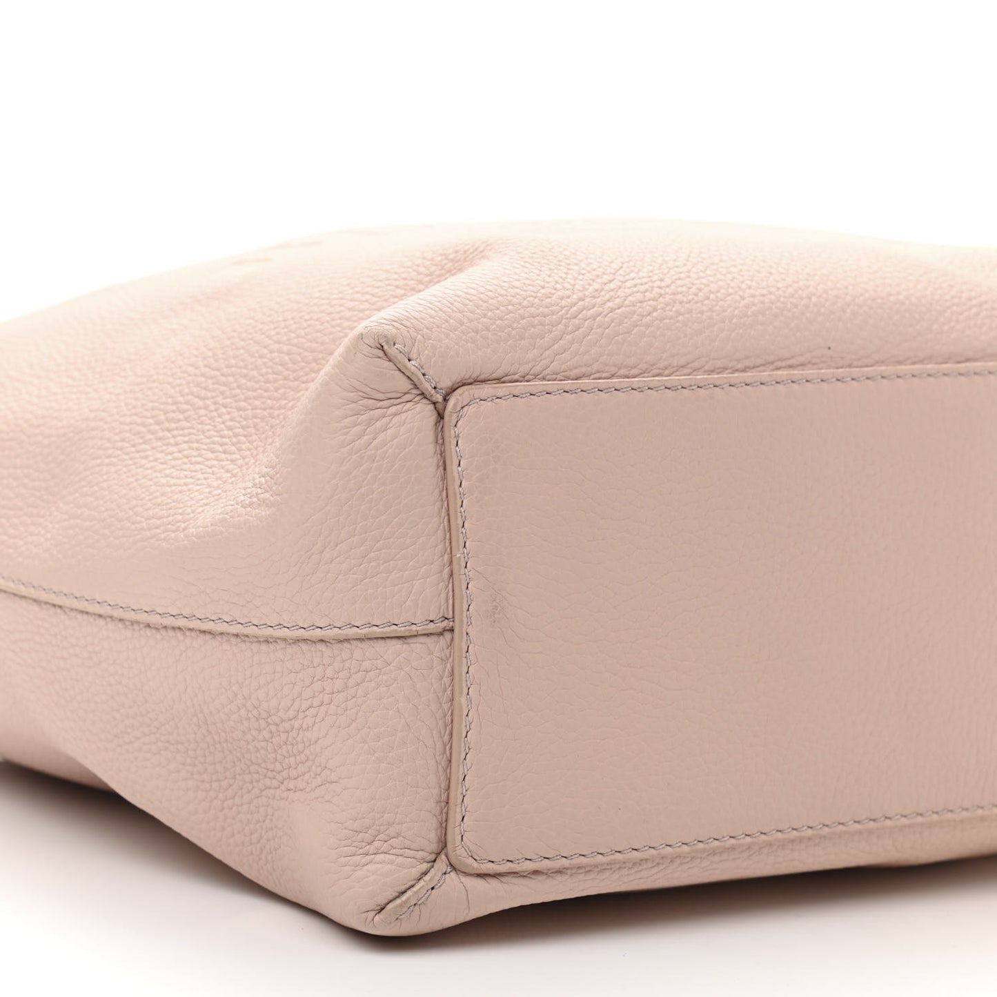 Grainy Calfskin Remington Tote Pale Ash Rose