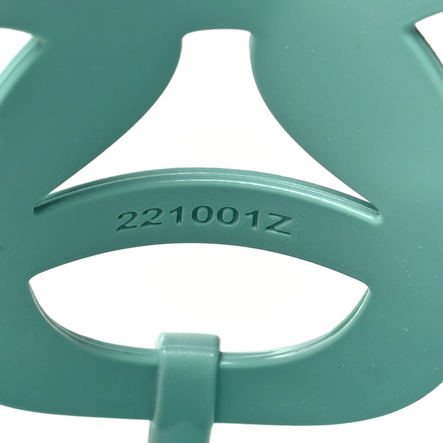 Hermes Rubber Womens Egerie Sandals 38 Vert Embrun 6 of 9