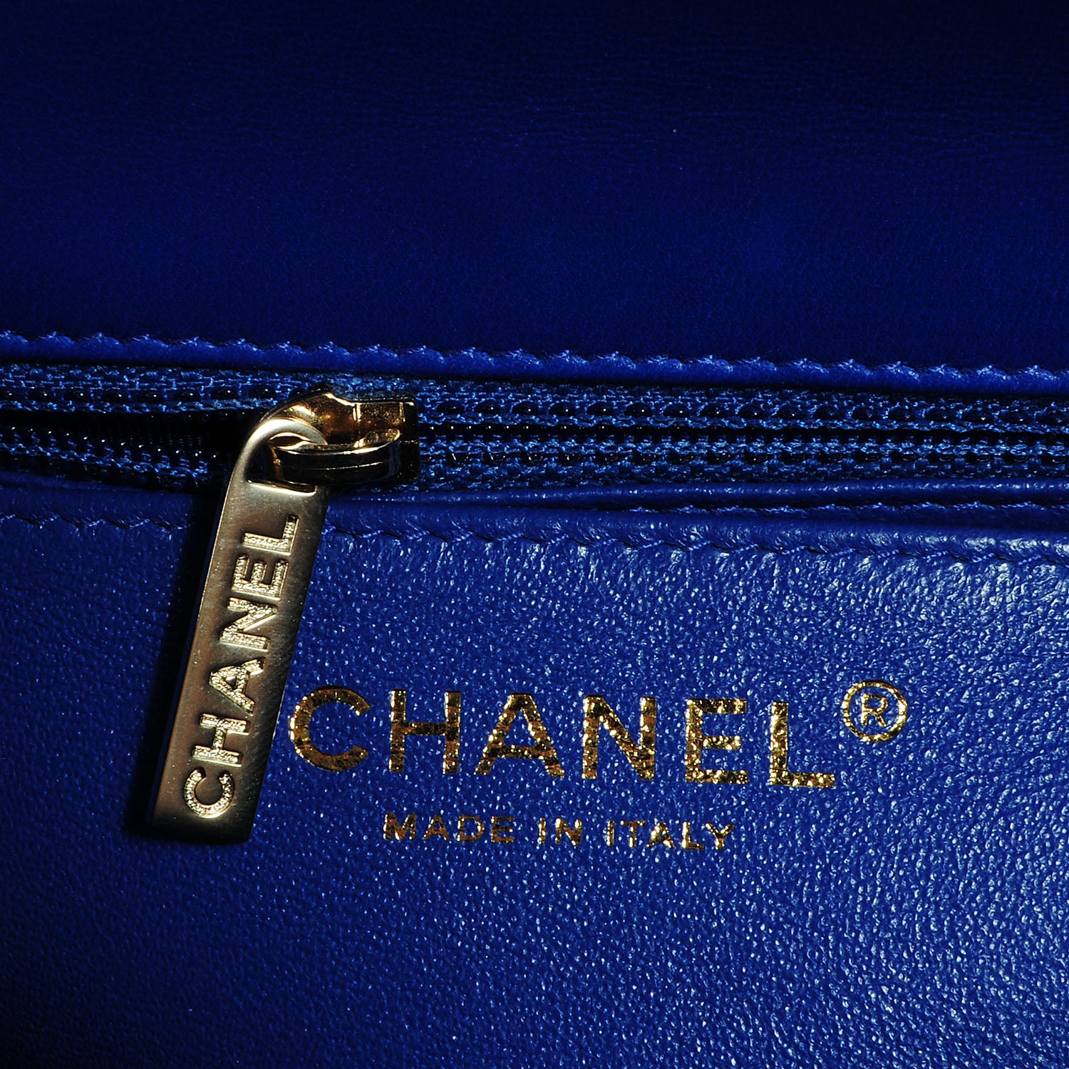 Chanel Lambskin Quilted Mini Flap Dark Blue 8 of 9