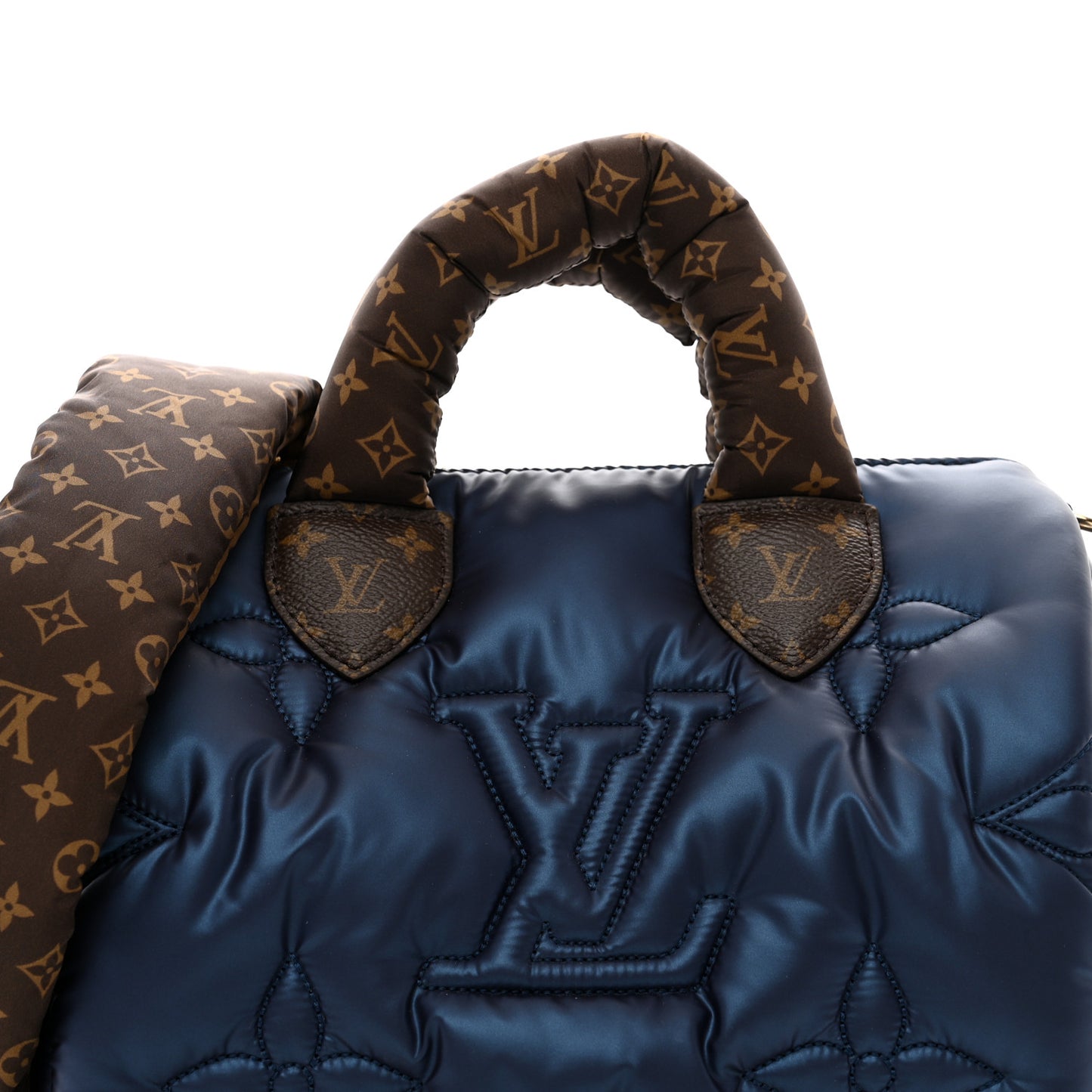 Econyl Mini Monogram Pillow Speedy Bandouliere 25 Navy
