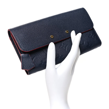 Louis Vuitton Empreinte Pont-Neuf Wallet Marine Rouge 2 of 11