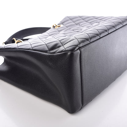 Chanel Caviar Quilted Grand Shopping Tote GST Black 8 of 11