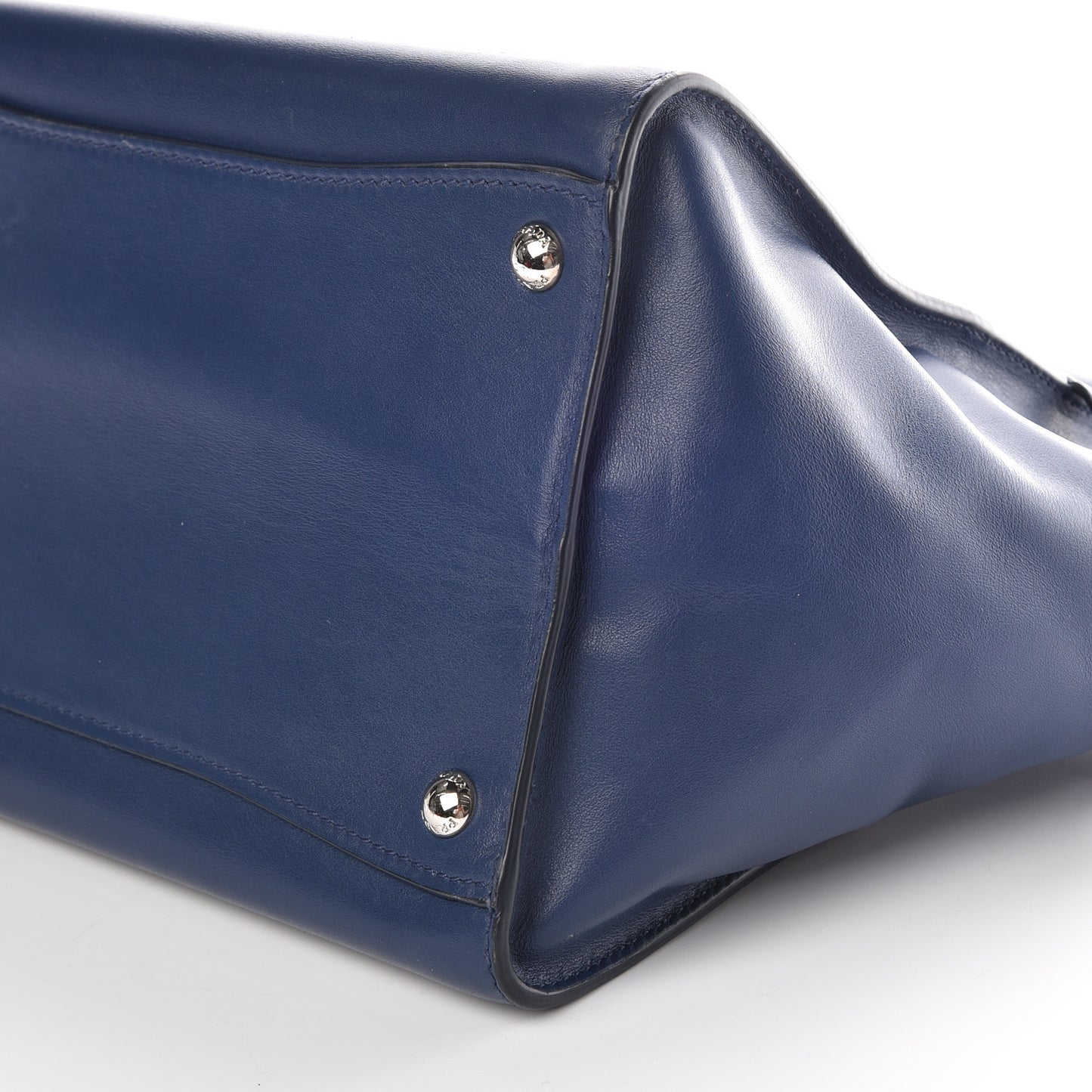 City Calf Sport Twin Pocket Tote Bluette