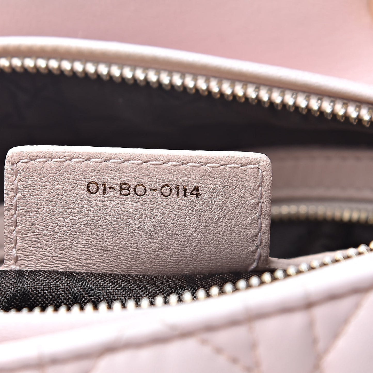 Lambskin Cannage Medium Lady Dior Light Pink