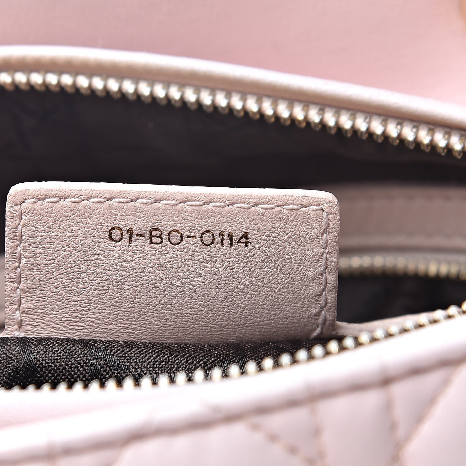Christian Dior Lambskin Cannage Medium Lady Dior Light Pink 7 of 14