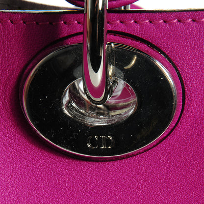 Christian Dior Calfskin Medium Diorissimo Bag Rose Sorbet 4 of 14